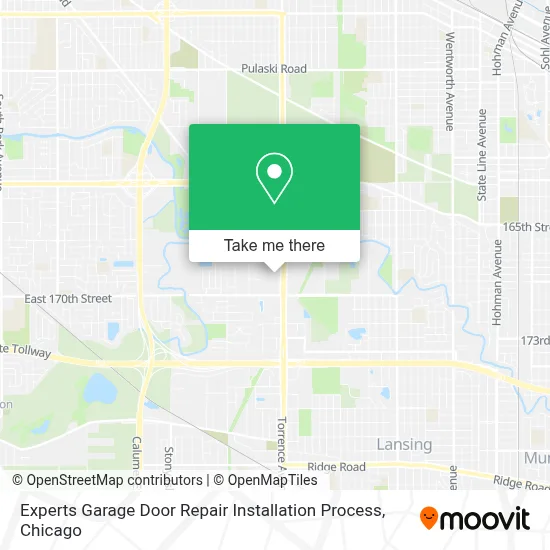 Experts Garage Door Repair Installation Process map