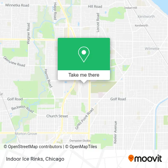 Indoor Ice Rinks map