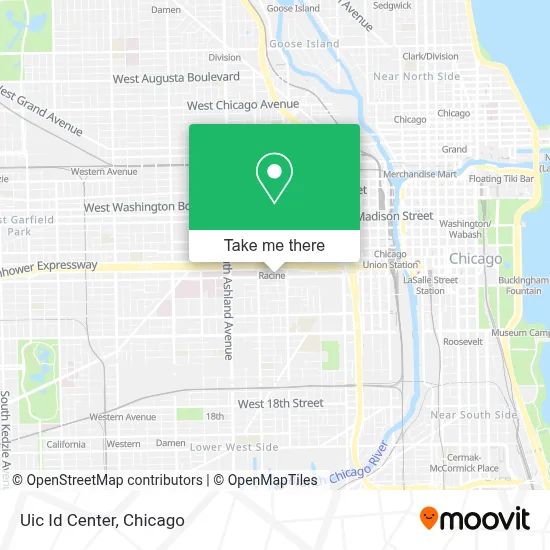 Uic Id Center map