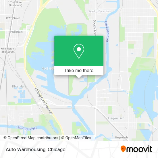 Auto Warehousing map