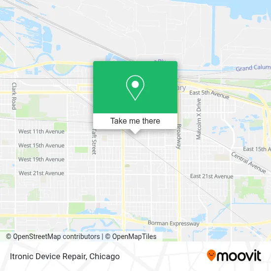 Itronic Device Repair map