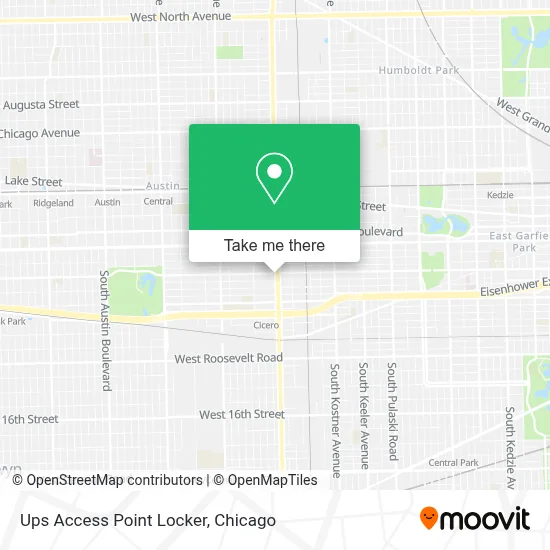 Ups Access Point Locker map