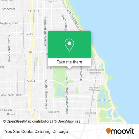 Yes She Cooks Catering map