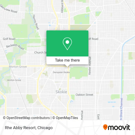 Rhe Abby Resort map