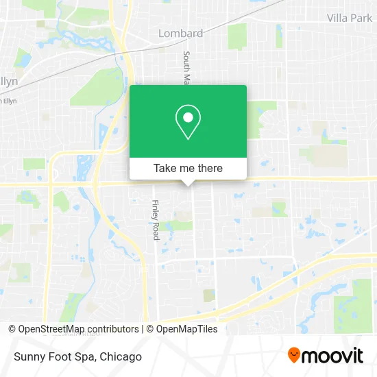Sunny Foot Spa map