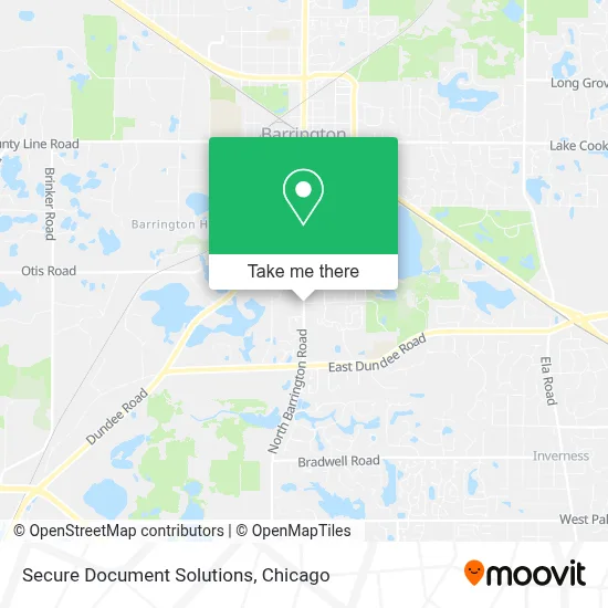 Secure Document Solutions map