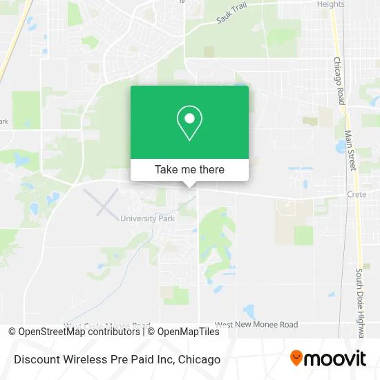 Discount Wireless Pre Paid Inc map