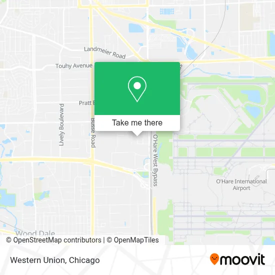 Western Union map