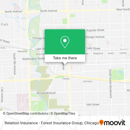 Relation Insurance - Forest Insurance Group map