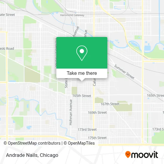 Andrade Nails map