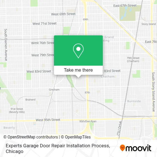 Experts Garage Door Repair Installation Process map