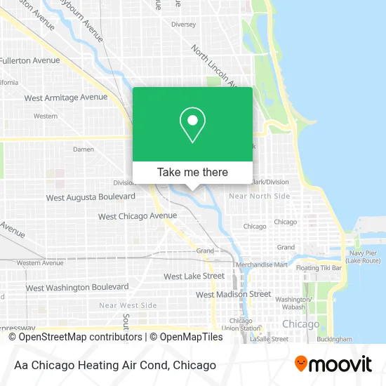 Aa Chicago Heating Air Cond map