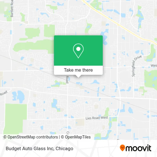 Budget Auto Glass Inc map