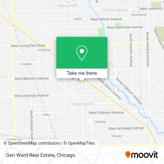 Geri Ward Real Estate map