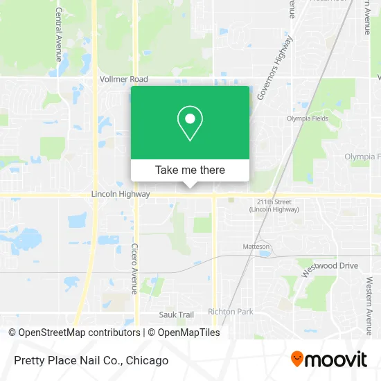 Pretty Place Nail Co. map