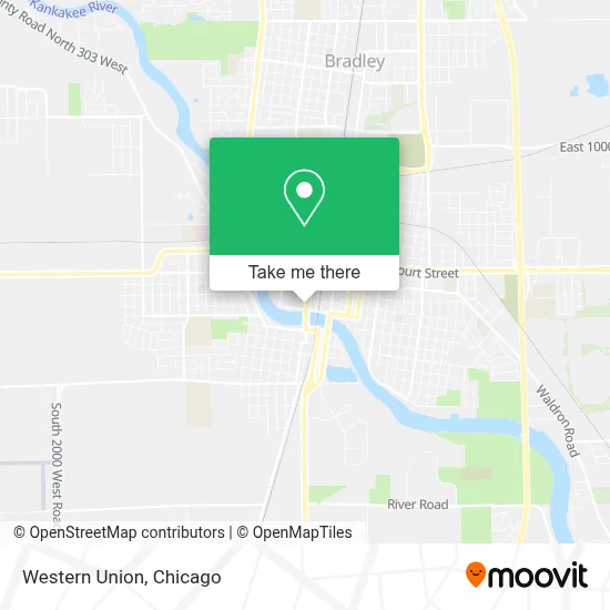 Western Union map