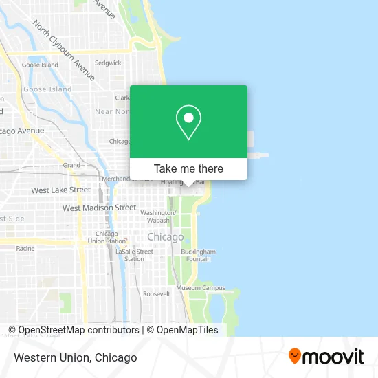 Western Union map