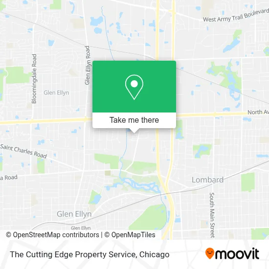 The Cutting Edge Property Service map