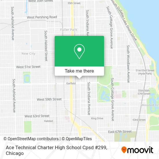 Ace Technical Charter High School Cpsd #299 map