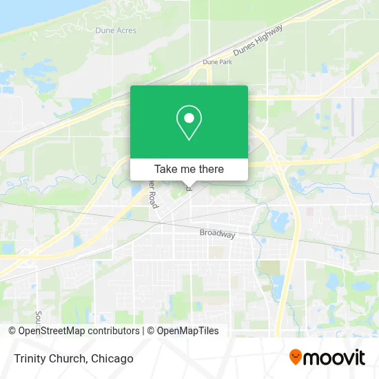 Trinity Church map