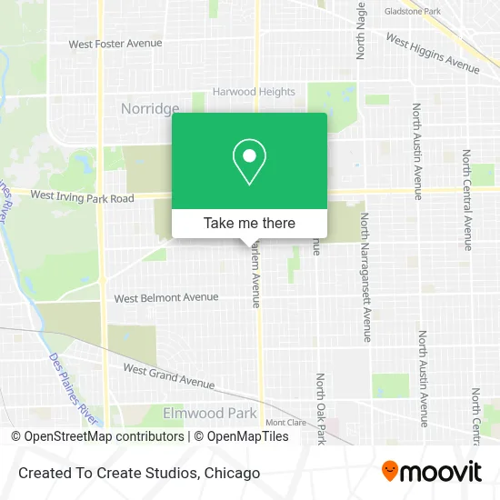 Created To Create Studios map