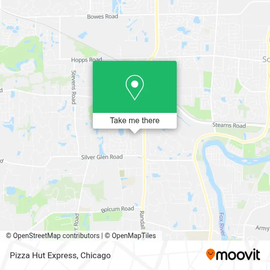 Pizza Hut Express map