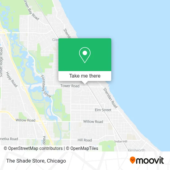 The Shade Store map