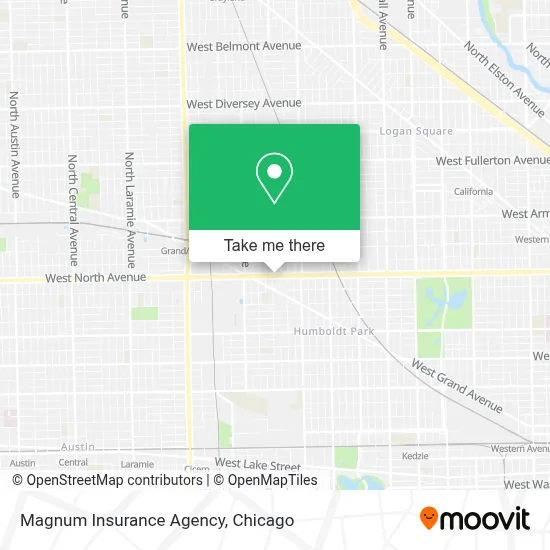 Magnum Insurance Agency map