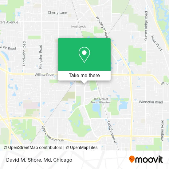 David M. Shore, Md map
