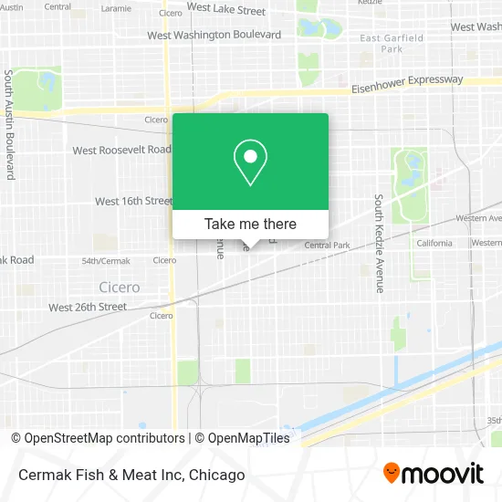Cermak Fish & Meat Inc map