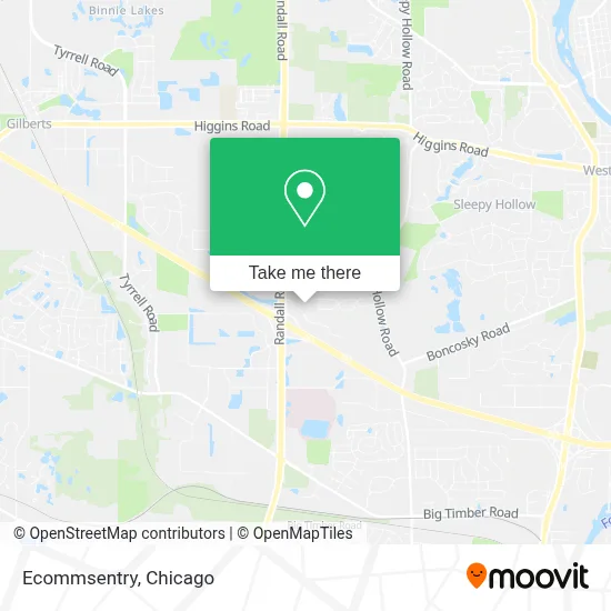 Ecommsentry map