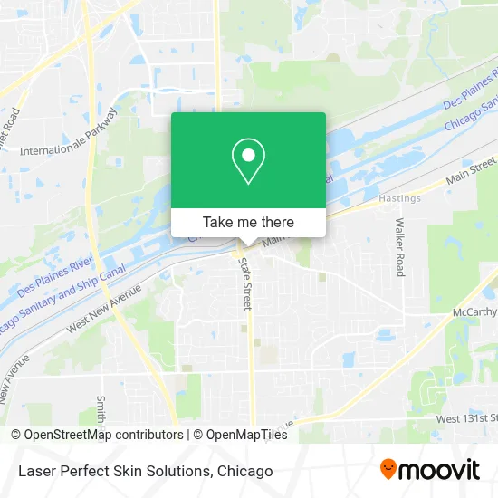 Laser Perfect Skin Solutions map