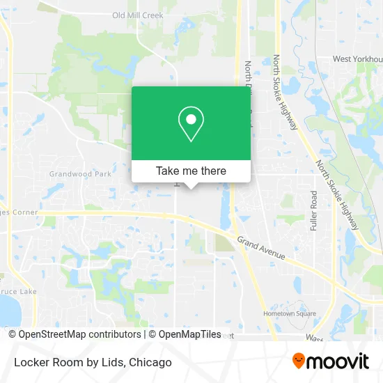 Locker Room by Lids map
