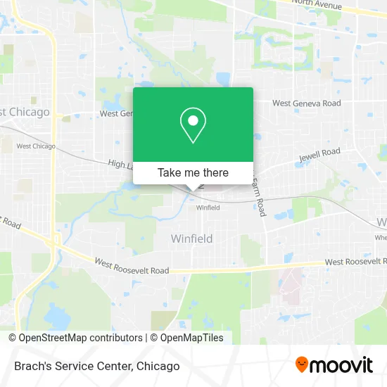Brach's Service Center map