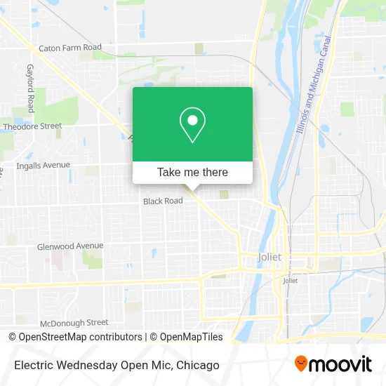 Electric Wednesday Open Mic map