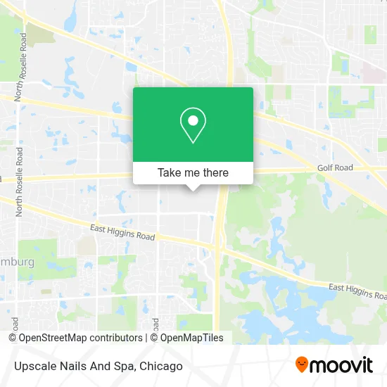 Upscale Nails And Spa map