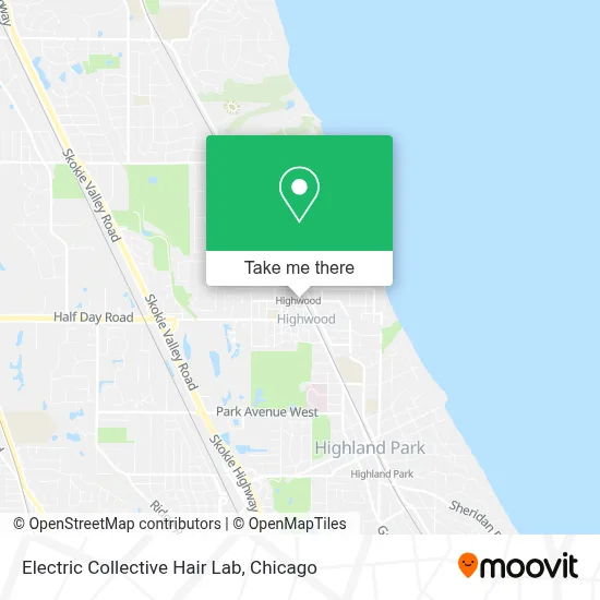 Electric Collective Hair Lab map