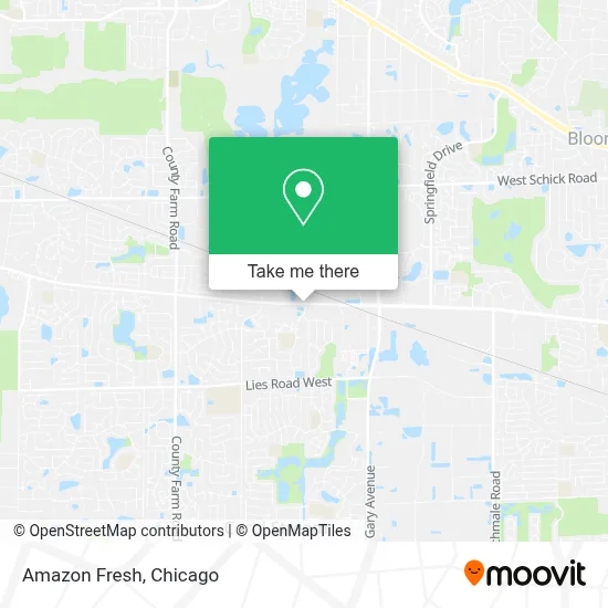 Amazon Fresh map