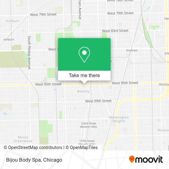 Bijou Body Spa map