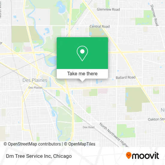 Dm Tree Service Inc map