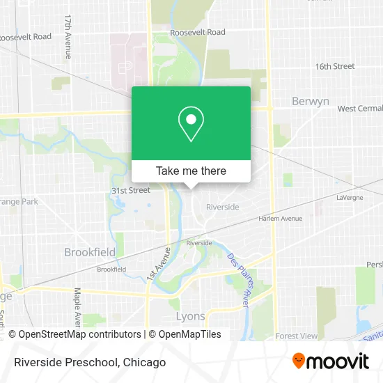 Riverside Preschool map