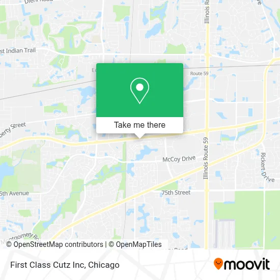 First Class Cutz Inc map