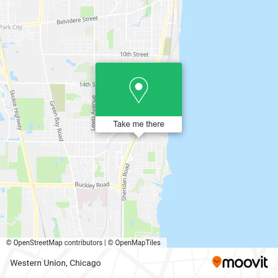 Western Union map