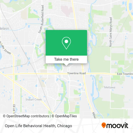 Open Life Behavioral Health map