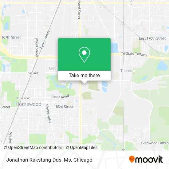 Jonathan Rakstang Dds, Ms map
