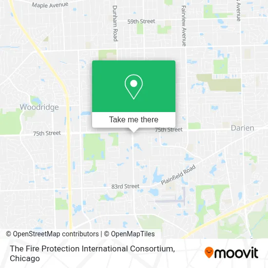 The Fire Protection International Consortium map