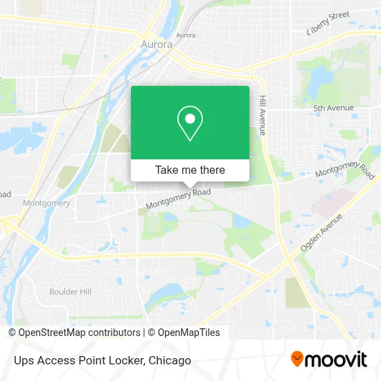 Ups Access Point Locker map