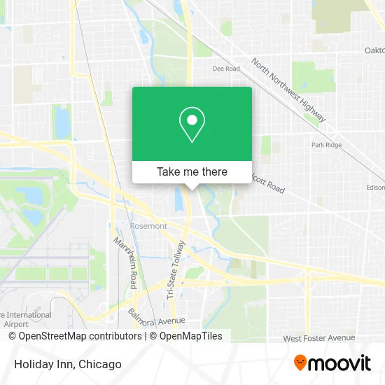 Holiday Inn map