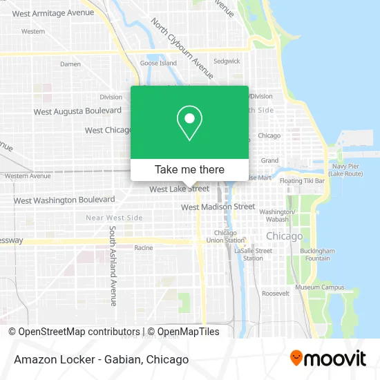 Amazon Locker - Gabian map