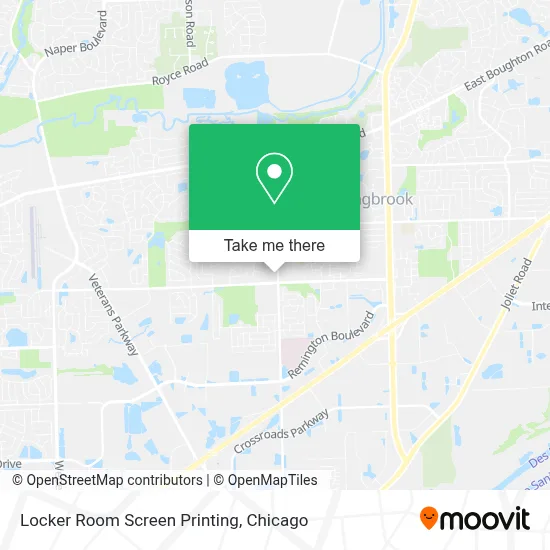 Locker Room Screen Printing map